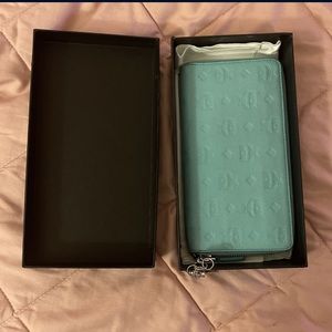 Teal blue MCM Wallet great condition